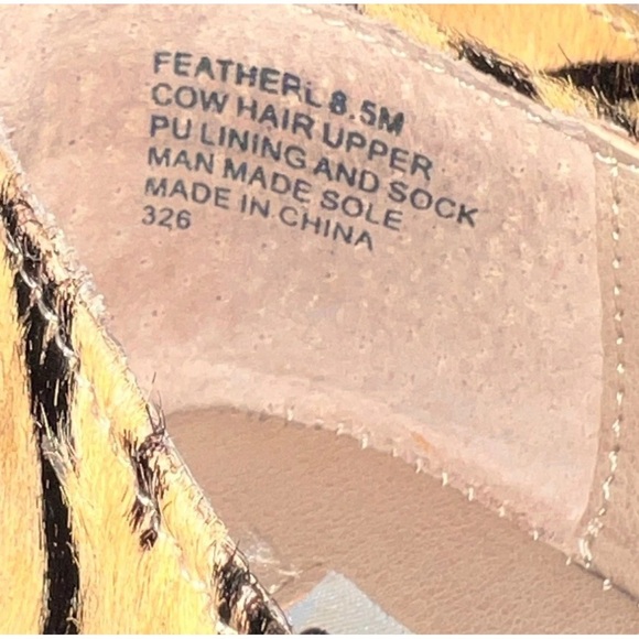 Steve Madden Cow Fur Suede Loafers Flats Shoes size 8.5 - Picture 5 of 6